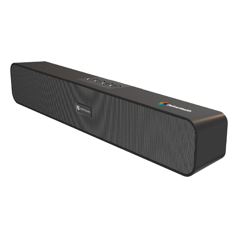 Portronics Decibel 24 Mini Sound Bar - Black